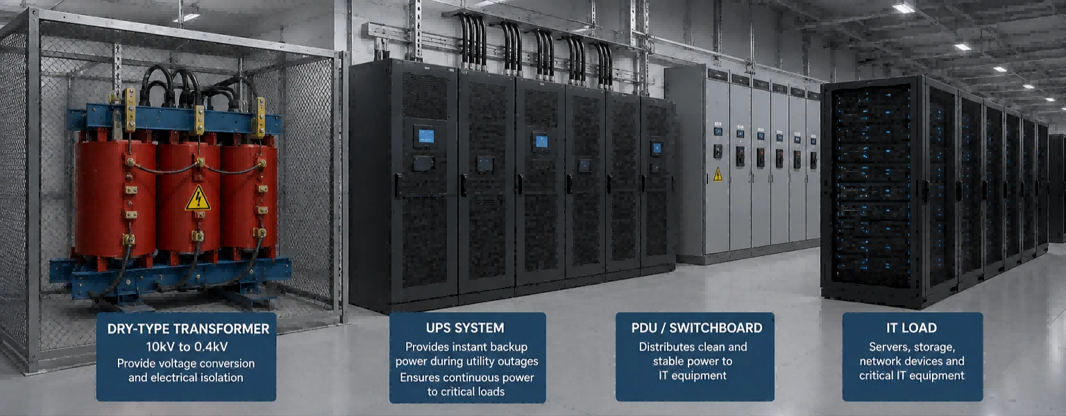 transformer for Data Center UPS